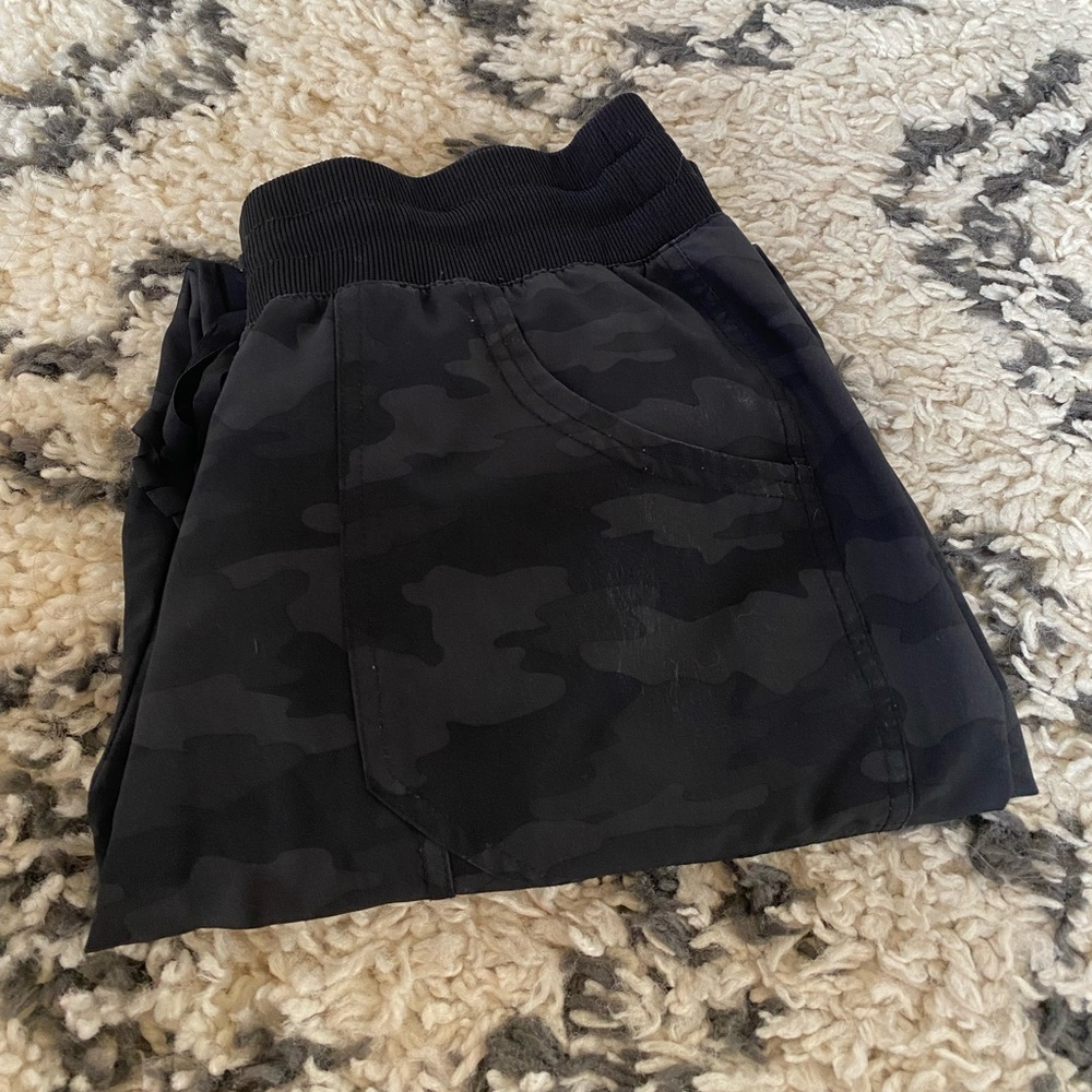 Joggers- Black and Charcoal Camo